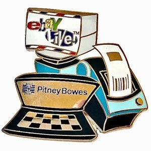 eBAY LIVE San Jose 10th Anniversary Collector Pin PITNEY BOWES New Sealed 2005